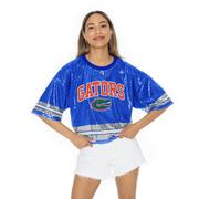 Florida Gameday Couture Own the Game Full Sequin Crop Jersey